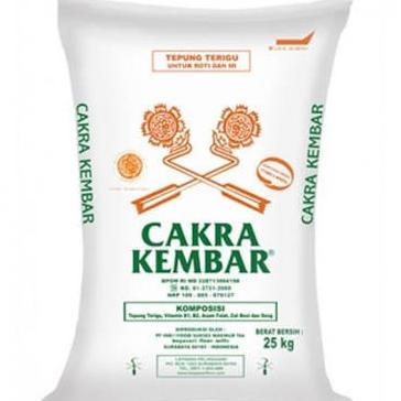 

[COD] Tepung Cakra Kembar 25 kg(pengiriman pake gojek ) [COD]