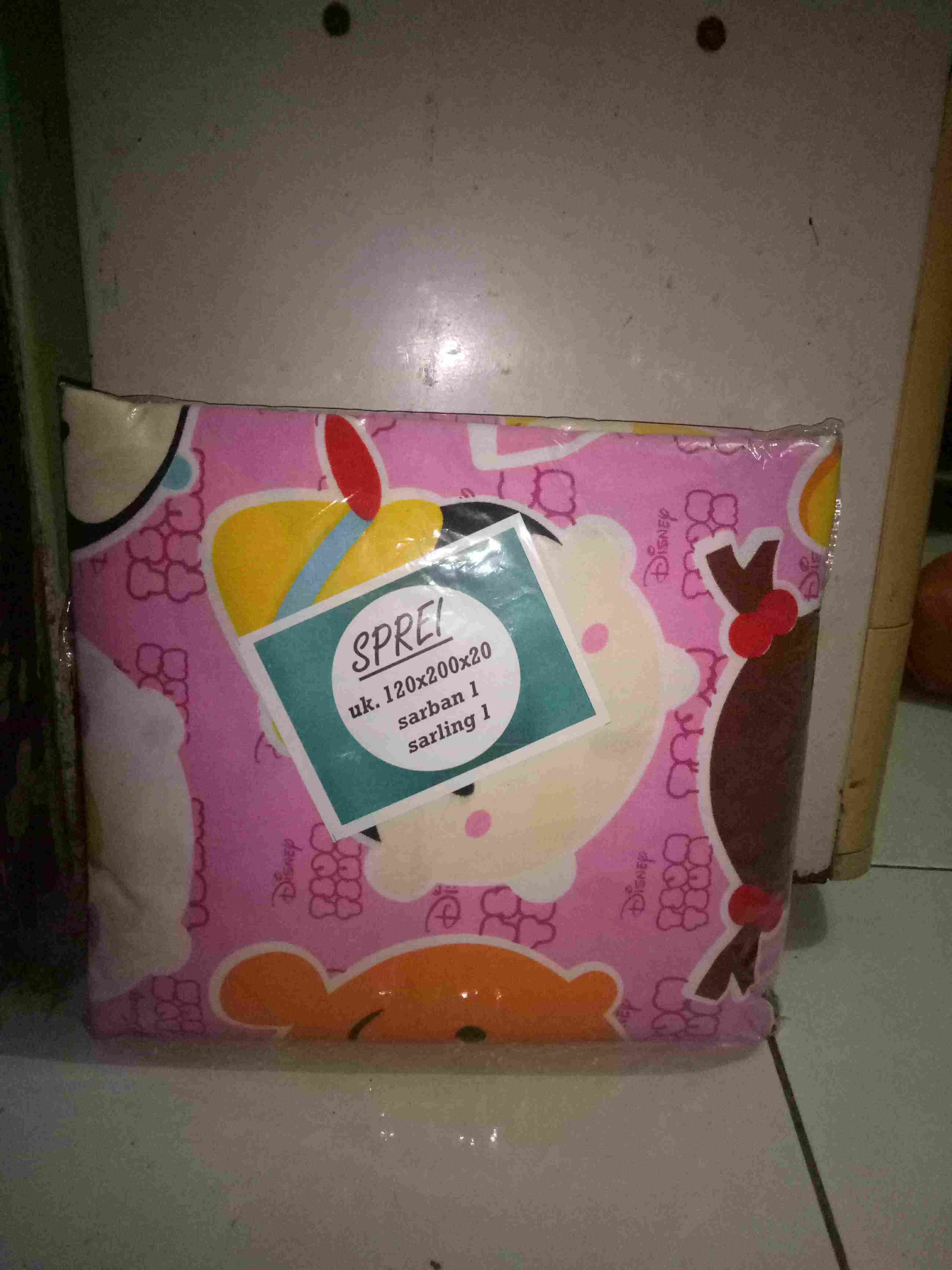 Sprei Hm Motif Tsum2 Pink/blue