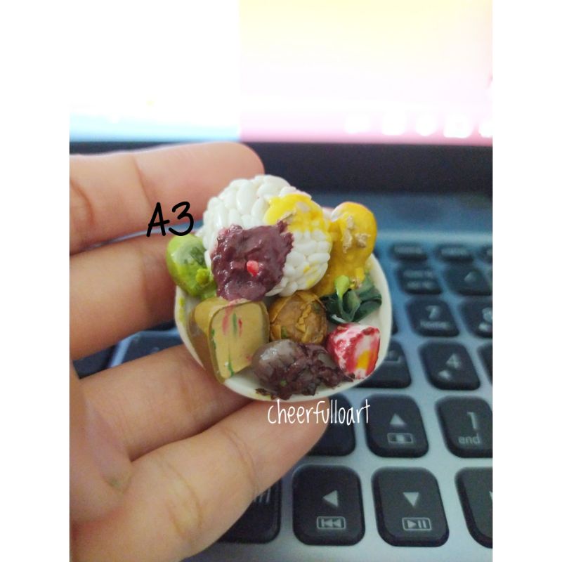 Miniatur Makanan  Magnet Kulkas