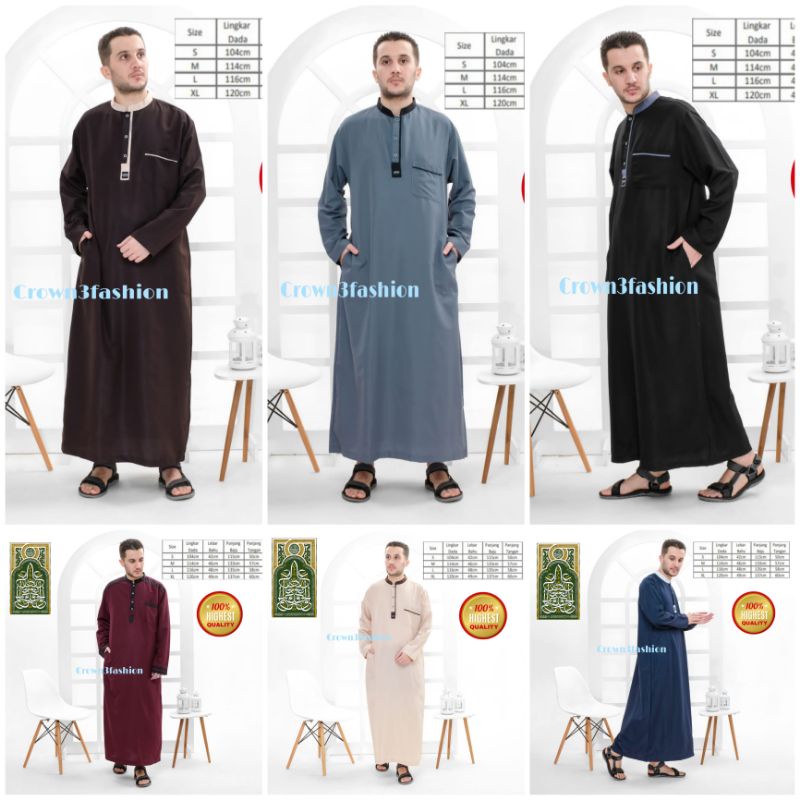 Jubah Ikhwan gamis arab pria terpopuler ABG Tanggung dan Dewasa✔COD OK