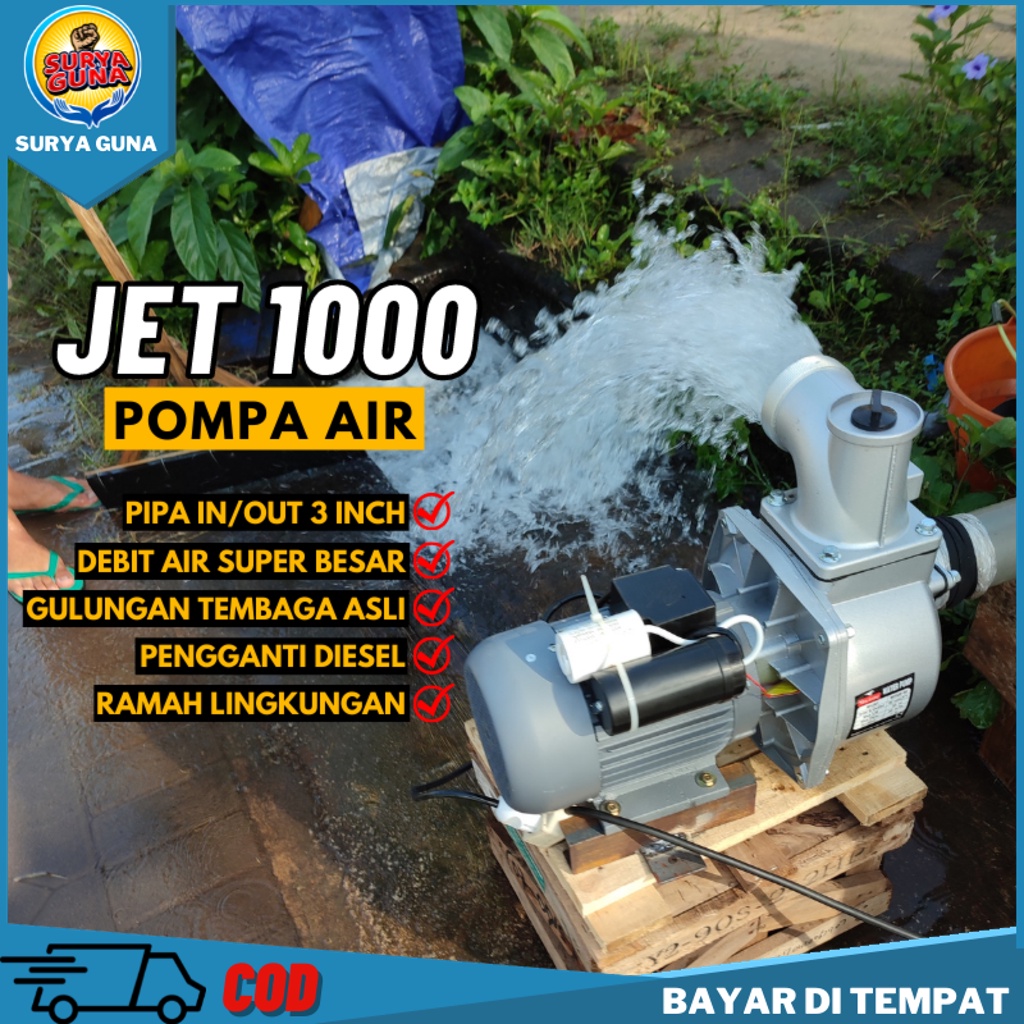 Pompa Modifikasi Pompa Air Irigasi Sawah JET 1000
