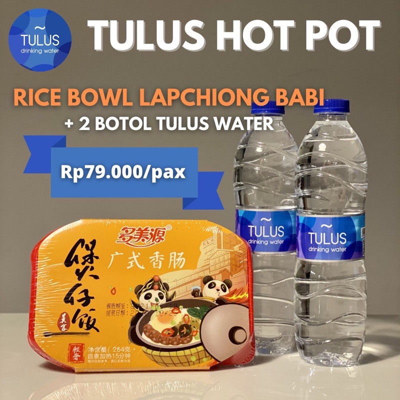 

TULUS INSTANT HOTPOT - HAIDILAO INSTANT RICEBOWL SELF COOKING LAPCHIONG BABI