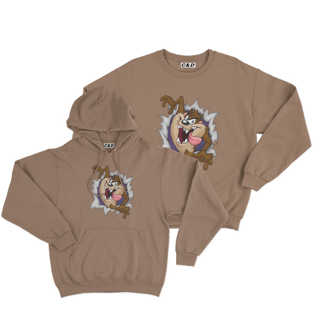 Hoodie Jumper/Sweater/Crewneck/Sweatshirt/Kartun/Cowok/Cewek/Distro/Pria/Wanita/Keren/Lucu/Tazmania