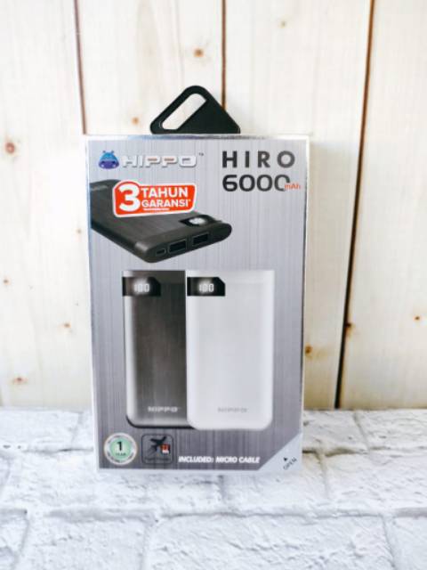 Hippo Powerbank Hiroo 6000 mah