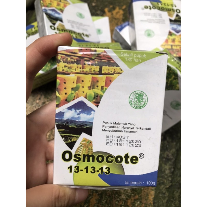 ORI PUPUK DEKASTAR 13-13-13 TE 100 GRAM GR PUPUK MAJEMUK OSMOCOTE 100GR 131313