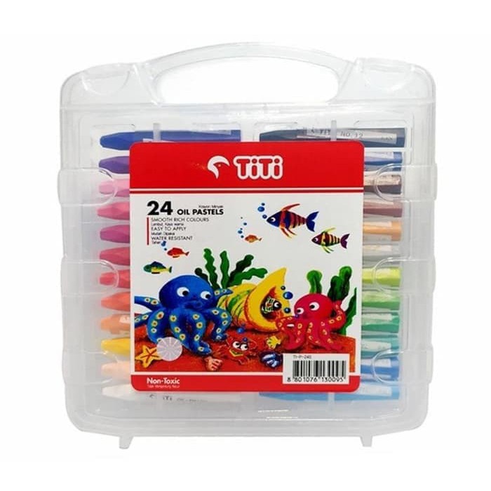 Jual CRAYON OIL PASTEL TITI 24 SET ORIGINAL Shopee Indonesia