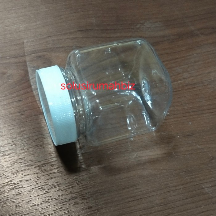 BOTOL TUTUP LEBAR 200ML PLASTIK KOTAK PLUG + PUTAR PVC 200 ML