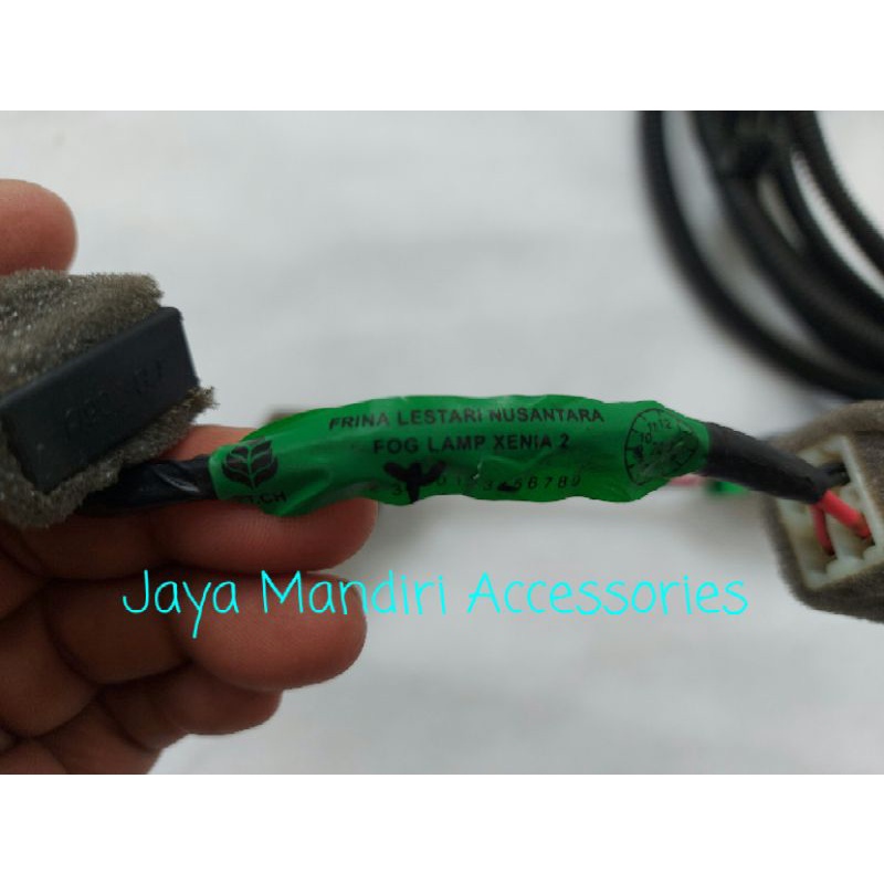 KABEL FOG LAMP XENIA AVANZA ORIGINAL KABEL HARNES FOG LAMP XENIA AVANZA