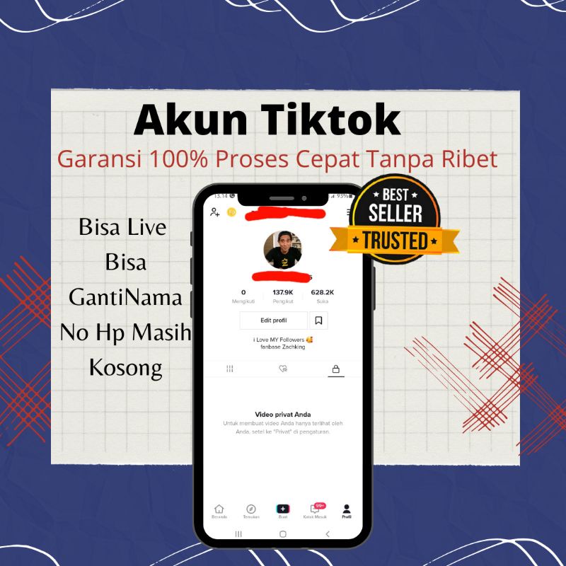 Followers akun tiktok garansi akun tiktok aktif akun tiktok