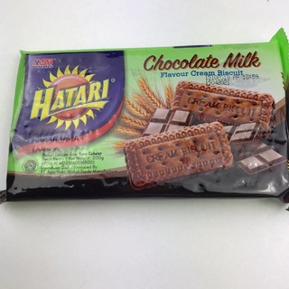 HATARI* CHOCOLATE MILK FLAVOUR CREAM BISCUIT *190g