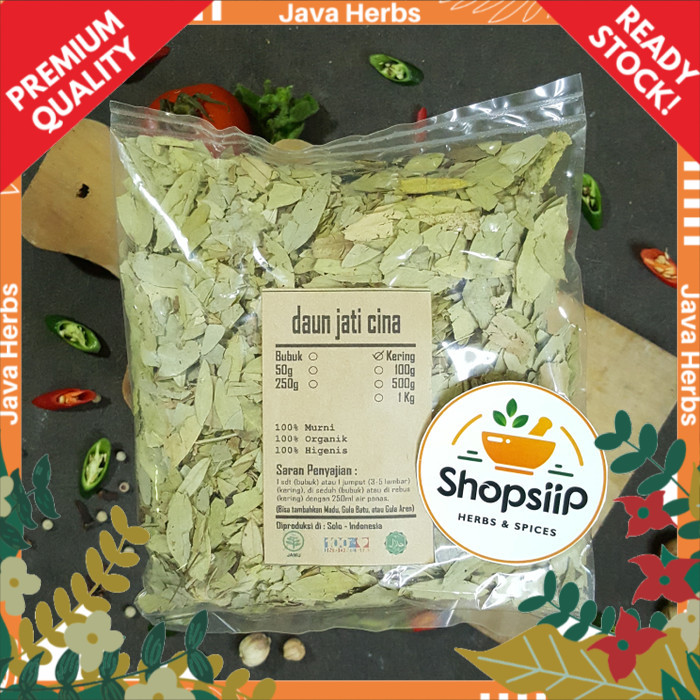 

daun jati cina daun senna senna alexandrina daun pelangsing 500g