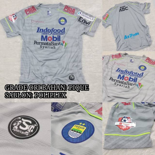 gradeori jersey persib home&away 2020&2019 nama suka2