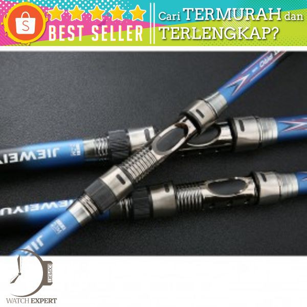 Joran Pancing Portable Telescopic Epoxy Resin 2.4M/6 - JIEWEIYUJU  Biru