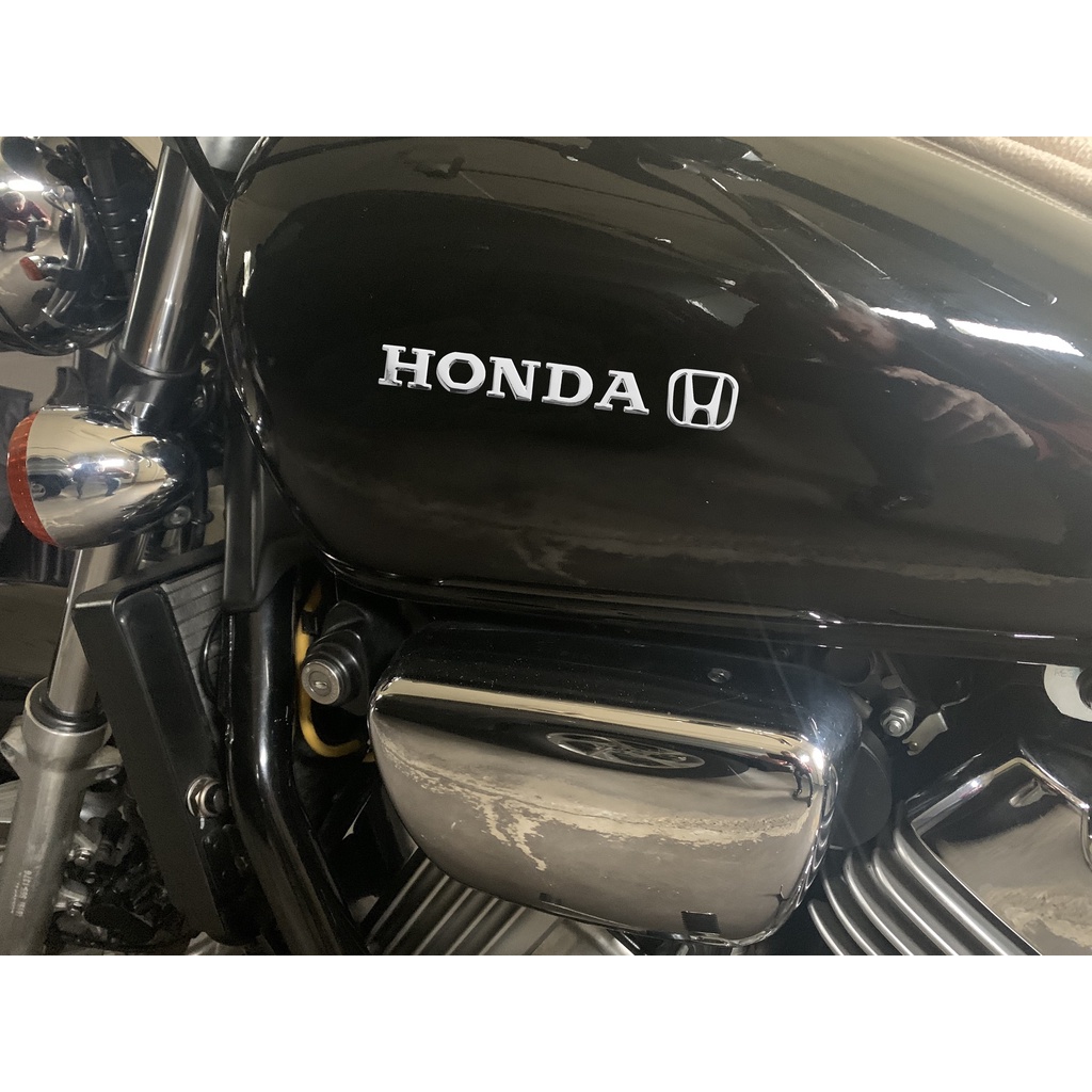 3D Sepeda motor Stiker honda Lambang lem lembut Stiker Aksesoris Motor