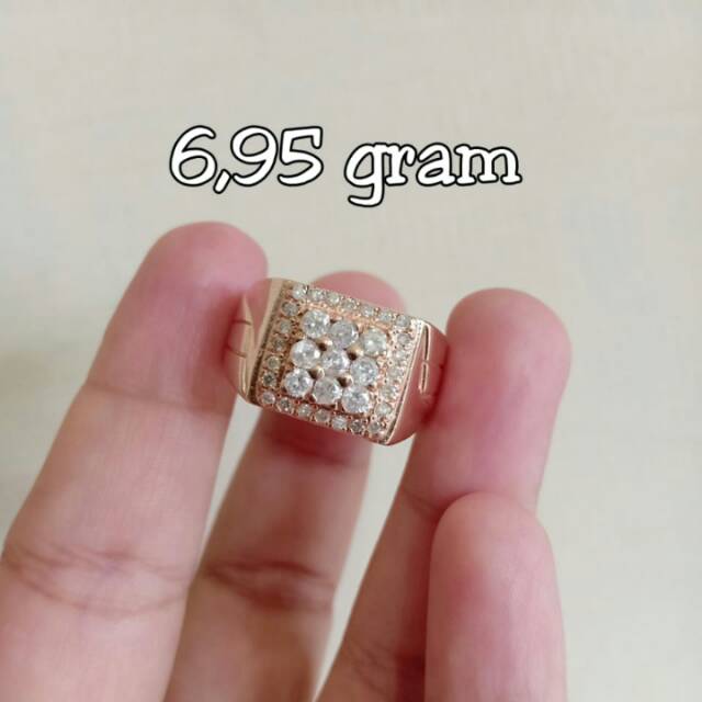 Berlian medan cincin laki2