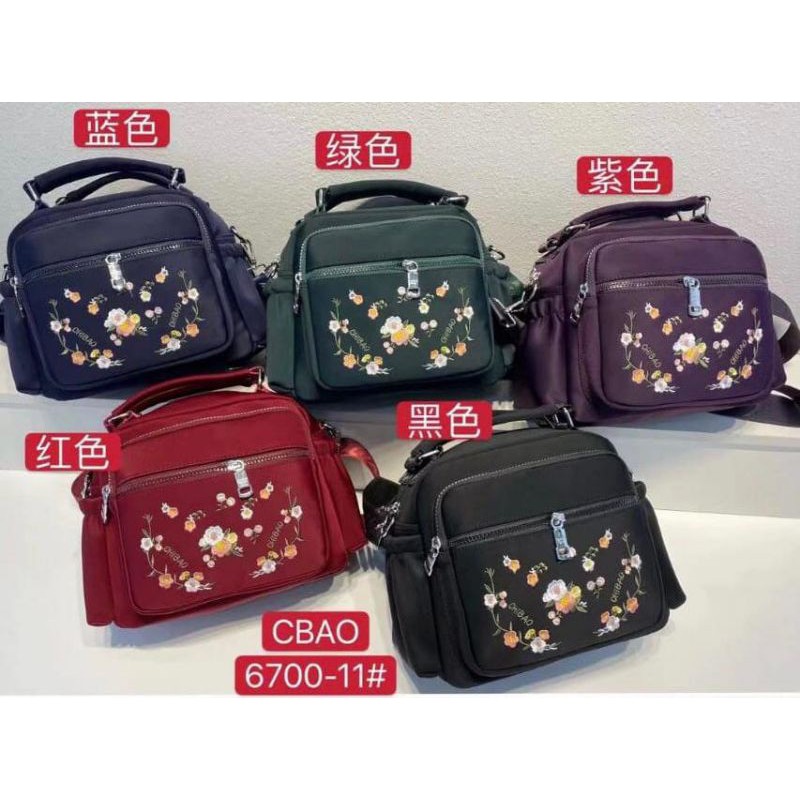 Best Seller TAS CHIBAO Bunga ORI Bisa RANSEL SLEMPANG HANDBAG model TERBARU