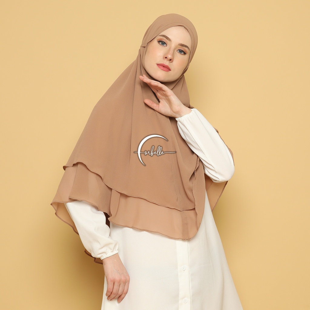 BERGO TALI INSTANT CERUTY BABYDOLL 2 LAYER KHIMAR SYAR'I JUMBO