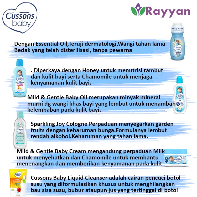 Cusson Baby Gift Set / Paket Kado Melahirkan Cussons/ Kado Bayi Baru Lahir Cussons Ukuran Besar-8