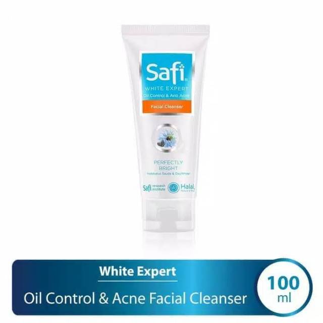 SAFI WHITE EXPERT OIL CONTROL &amp; ANTI ACNE FACIAL  CLEANSER 100GR (FACIAL WASH)Dan Safi shampoo Anti Dandruff 170Ml