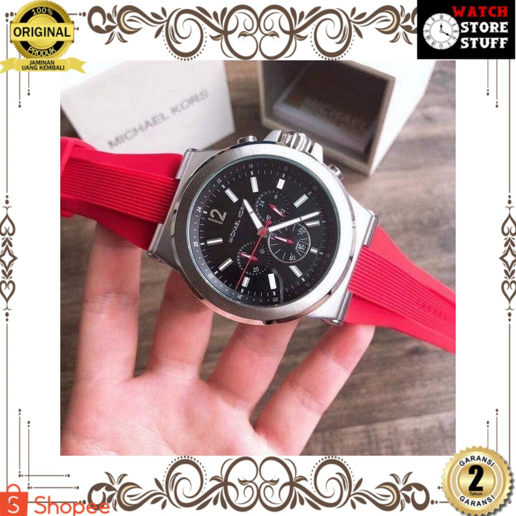 [JAM TANGAN PRIA WANITA | RANTAI | KULIT | KARET | MURAH | PRIA MICHAEL KORS]MICHAEL KORS DYLAN MK 8