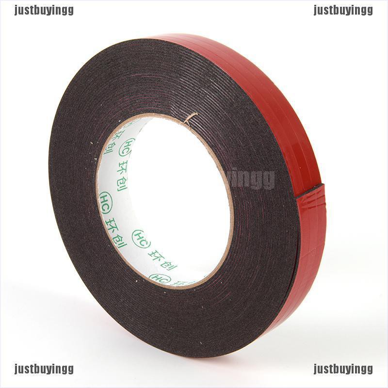 JB✪ 10M Strong Permanent Double-Sided Adhesive Glue Tape Super Sticky With Red Liner