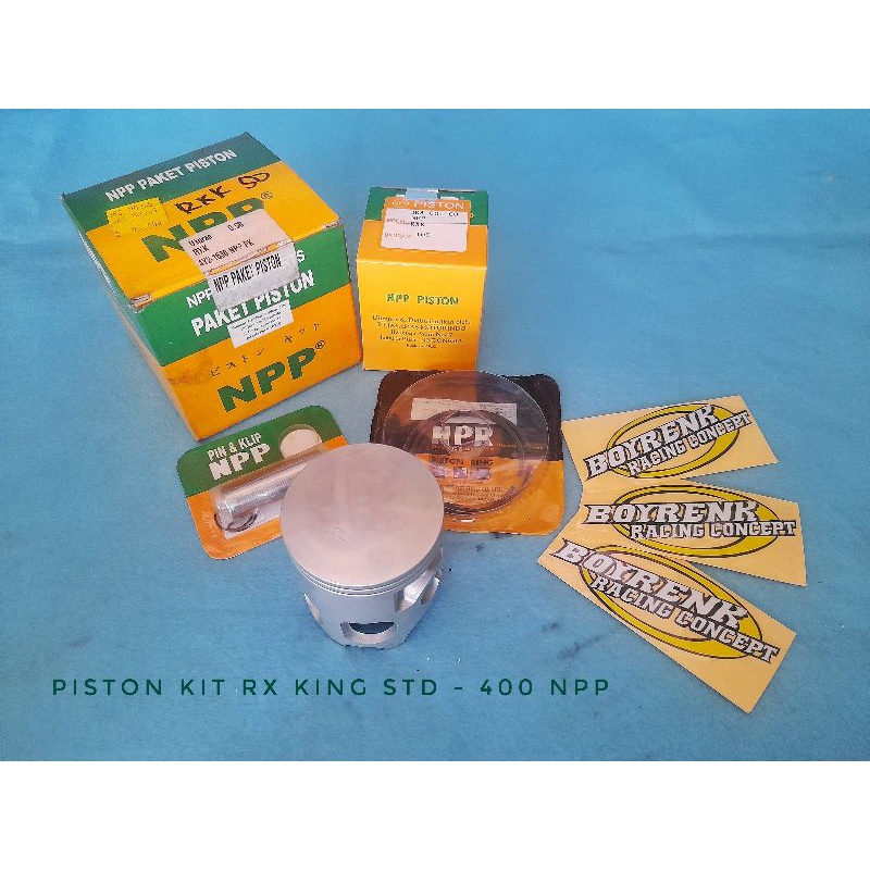 PISTON KIT SEHER SEKER RX KING OVERSIZE STD 50 100 150 200 250 300 350 400 NPP - BOYRENK RACING