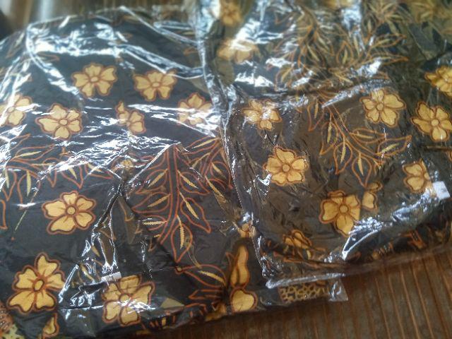 Bswart Batik Hrb026 Kenongo Hem Pendek Padi Pekalongan M L Xl Batik Pria Murah Modern