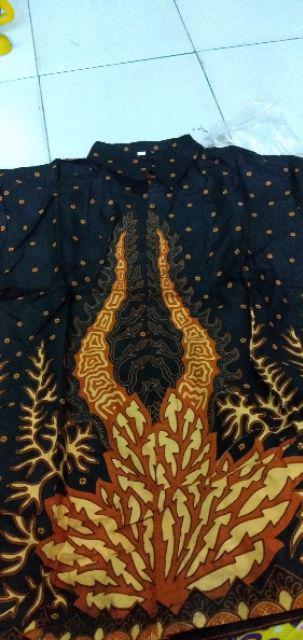 Wou Batik Couple Selendang Mutiara Sania Ruffle - Adila Couple Brokat Modern Batik Modern - Bs066