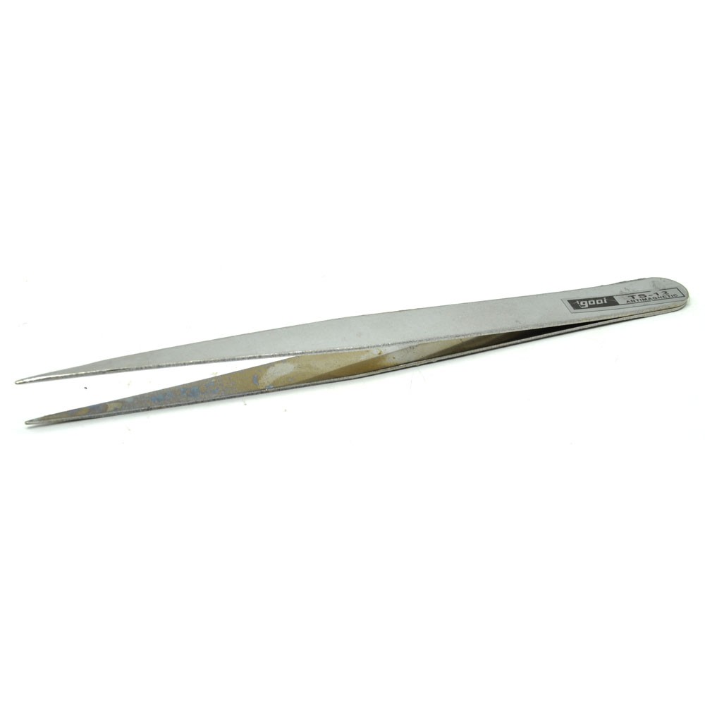Pinset Lurus Siku Stainless Steel Laboratorium / Alat Bantu Pick