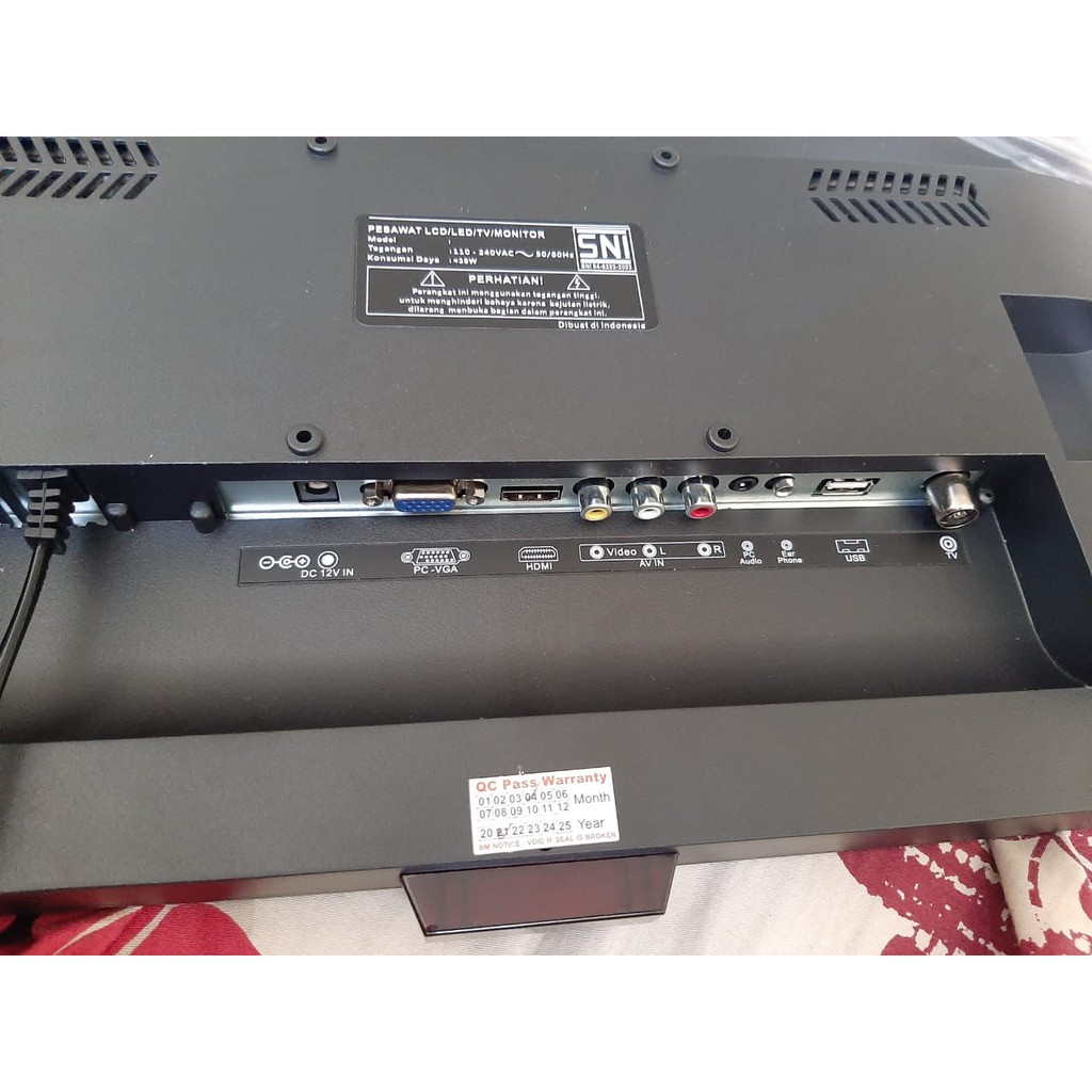 MONITOR PC 20 INCH LED BISA UNTUK TV, CCTV, GAME PS3 MONITOR 21 INCH GAZELA-1