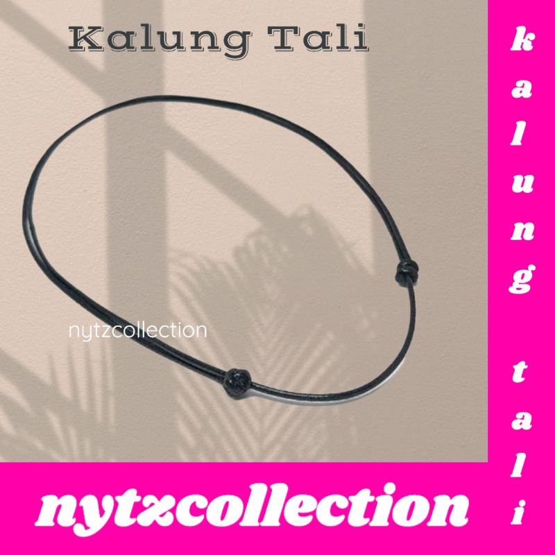 Kalung Tali Korea Kalung Polos