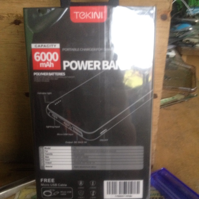 power bank tekini 6000 mah