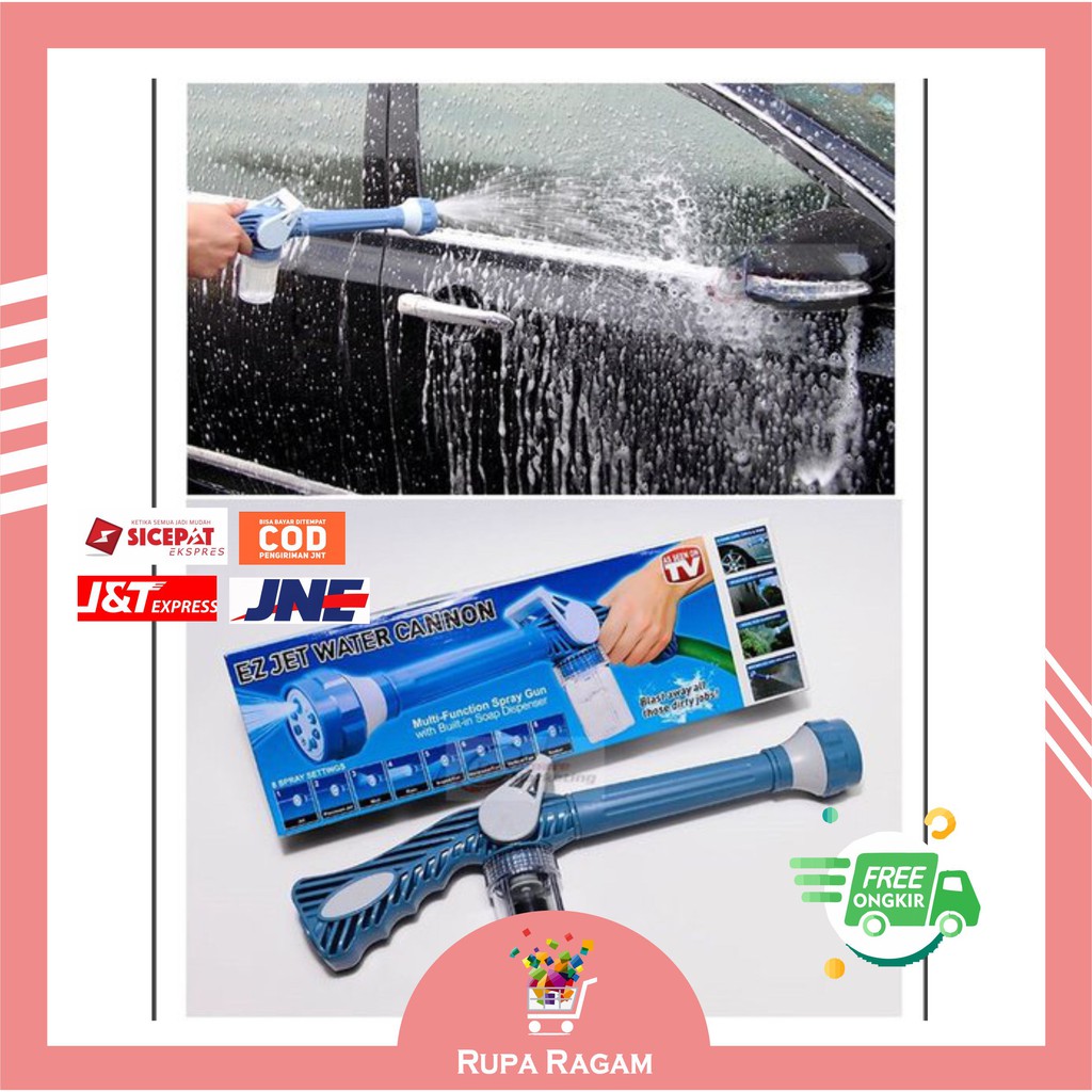 Alat Semprot Air tanaman Cuci Mobil Motor / Water Spray Gun Semprotan air Multifungsi EZ Water Canon