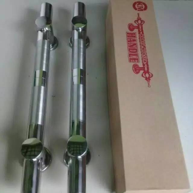 Handle Gagang Pintu Rumah STAINLESS 45cm dan satu set kunci