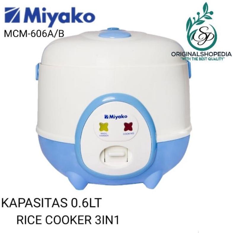 rice cooker mini miyako 0 6 liter mcm 606 a   b