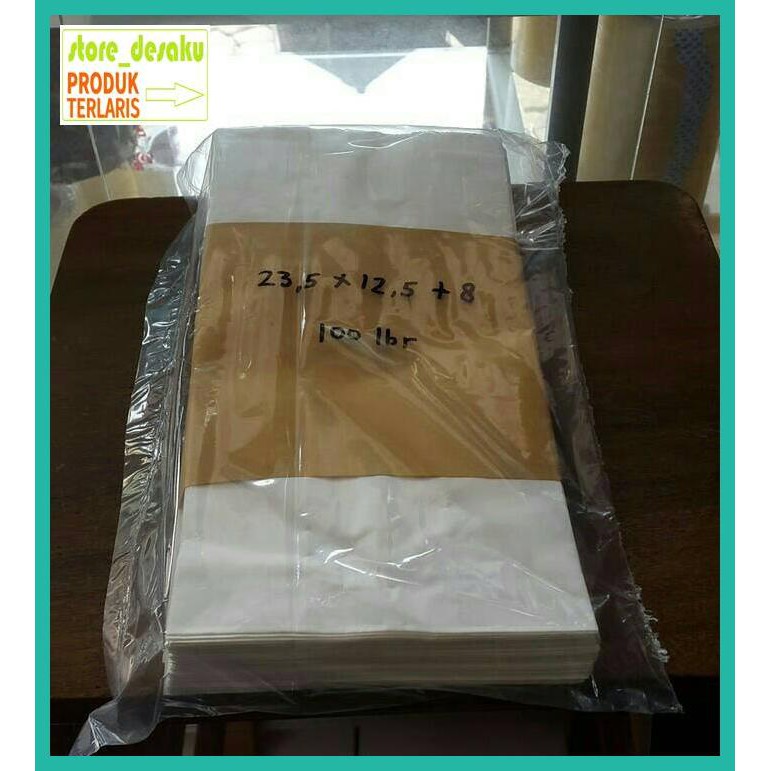 

Yrey5Y- Paper Bag/Kantong Kertas Putih Untuk Roti, Fried Chicken, Snack - Putih Tgdr6E-