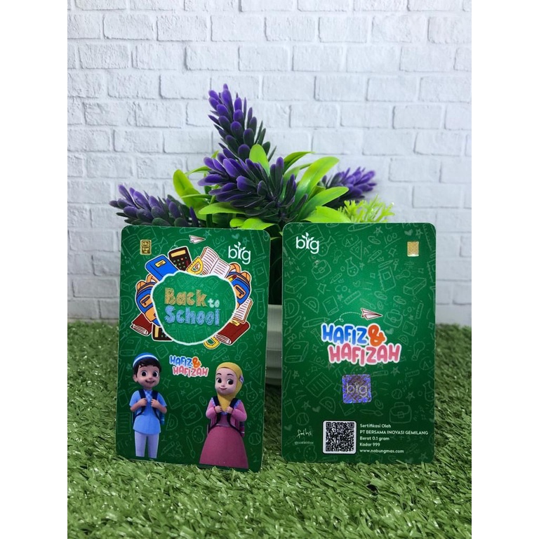 Logam Mulia 24k | emas mini | gift series | Hadiah Guru | Hafiz & Hafizah