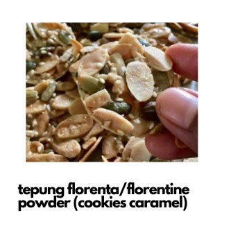 

tepung florenta/florentine powder (cookies caramel)