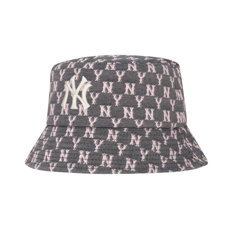 MLB Monogram Jacquard Bucket Hat New York Yankees - Pink