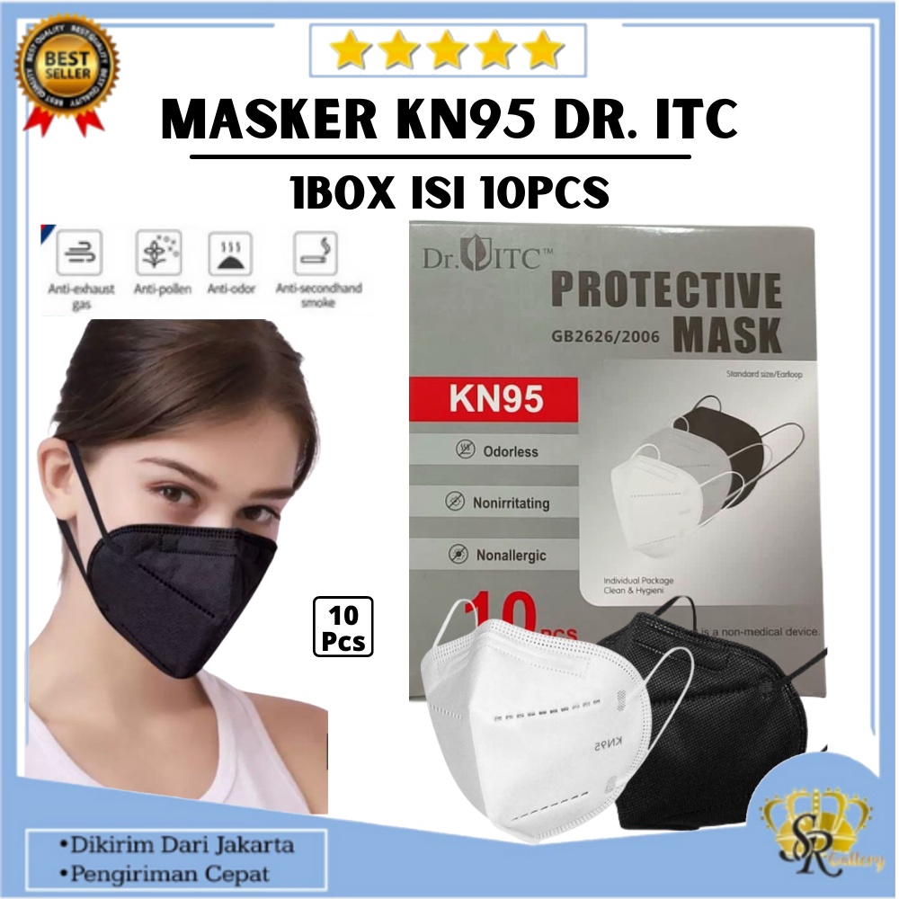 Masker KN95 DR.ITC Earloop isi 10 Pcs per Box SR