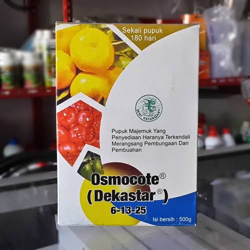 Pupuk Bunga Buah Tanaman Dekastar Plus Osmocote 6-13-25 500 gr