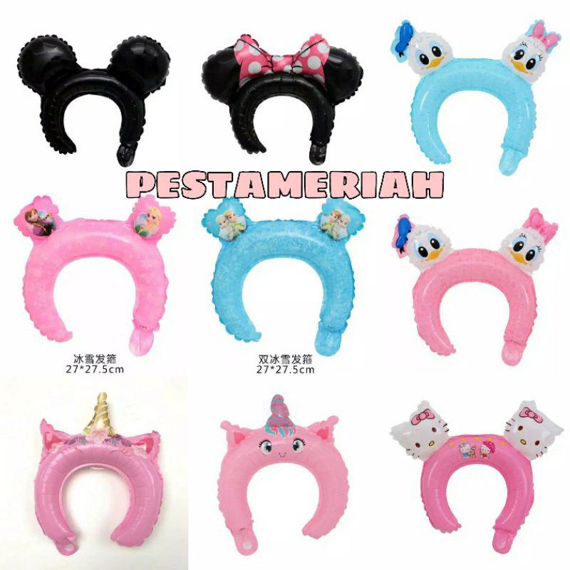 BALON BANDO / BALON FOIL BANDO / BALON BANDO FOIL KARAKTER / BALON BANDO UNICORN / BALON BANDO PRINC