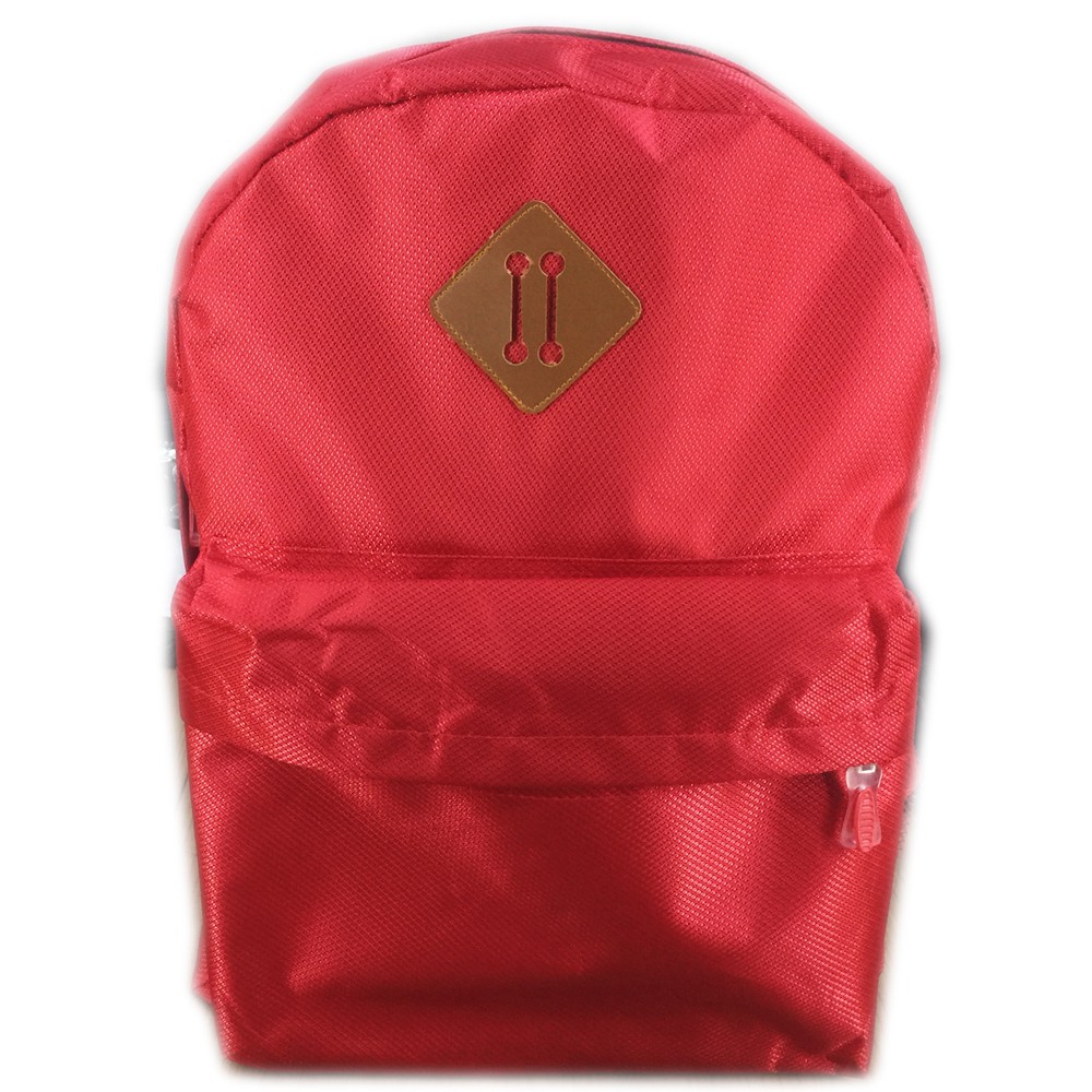 Tas Ransel Backpack Polos - Merah