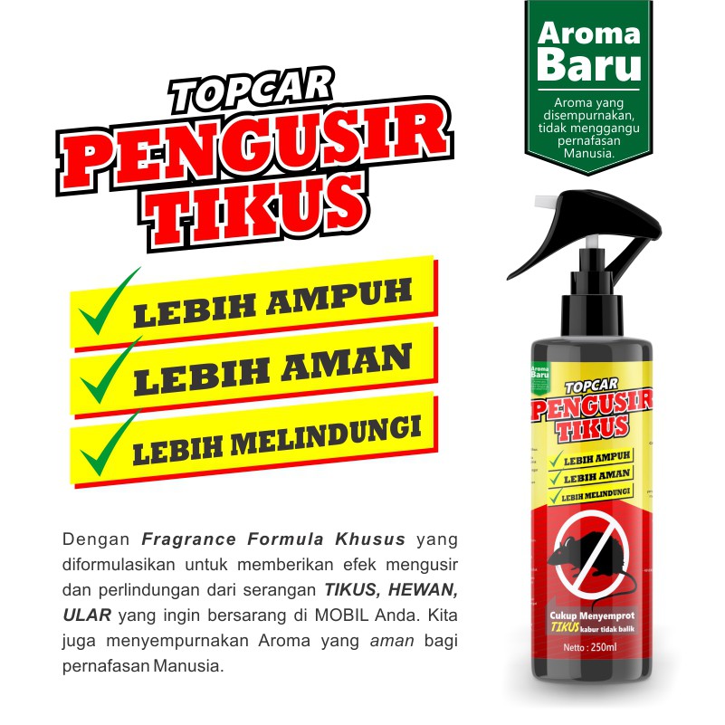 Pengusir Tikus Mobil PAKET 3 BTL