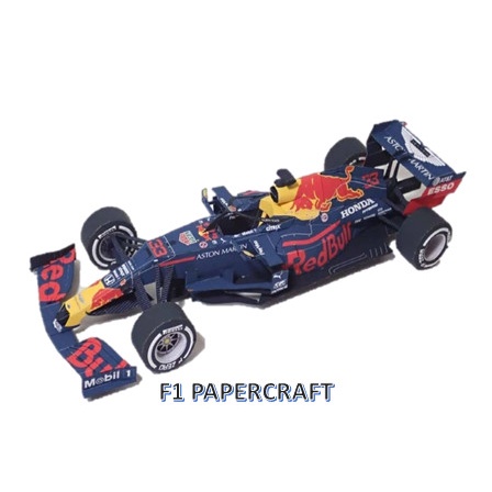 DIY Red Bull RB16 F1 papercraft
