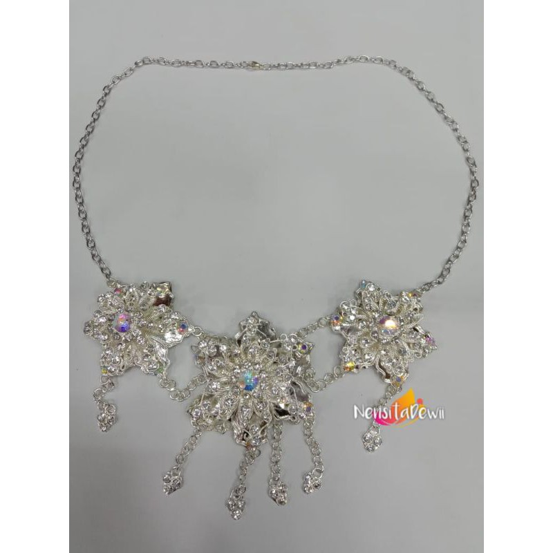 Kalung Pengantin Cantik / Motif Anggrek