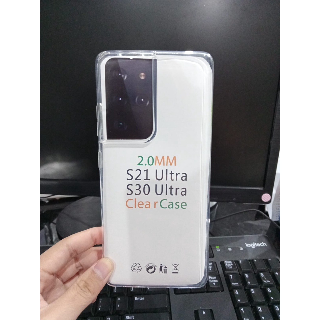 Soft Case OEM Transparan Samsung S21 S30 ULTRA Clear Ultra Thin TEBAL 2.0mm SUPER CLEAR