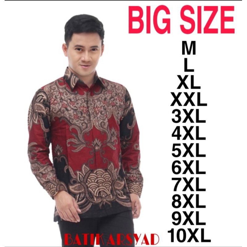 NEW ARRIVAL DISTRO BATIK KEMEJA SIZE JUMBO M L XL XXL 3XL 4XL 5XL 6XL 7XL 8XL 9XL 10XL