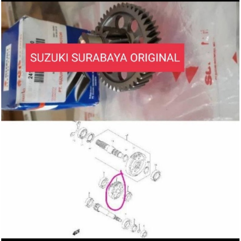 SHAFT COMP IDLE SUZUKI ADDRESS NEX 2 NEX II ORI SGP