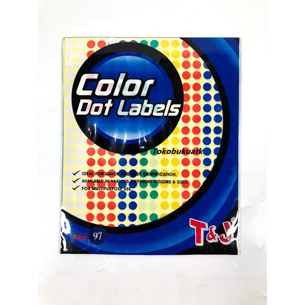 

Color Dot Label Tom Jerry No.97, Label Tom & Jerry No.97 warna campur